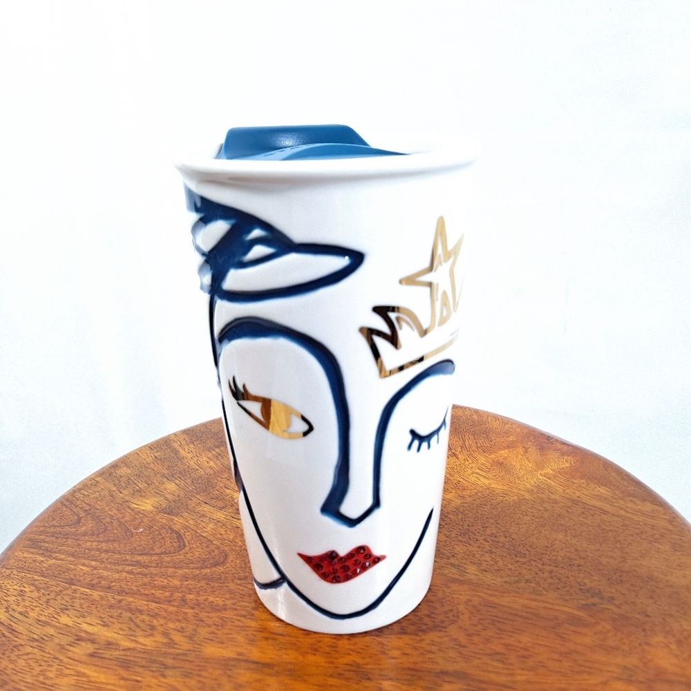 Starbucks 2016 Crowned Siren Mermaid Ceramic 10oz Tumbler